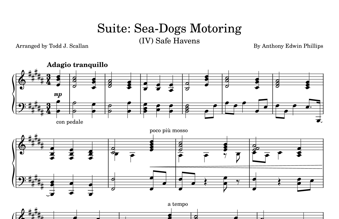Safe Havens (arr. Todd J. Scallan)