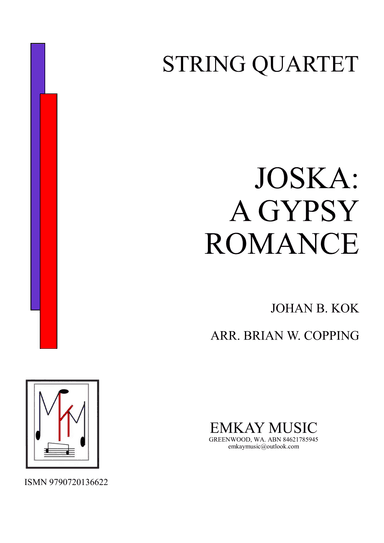 JOSKA: A GYPSY ROMANCE - STRING QUARTET (arr. BRIAN W. COPPING)