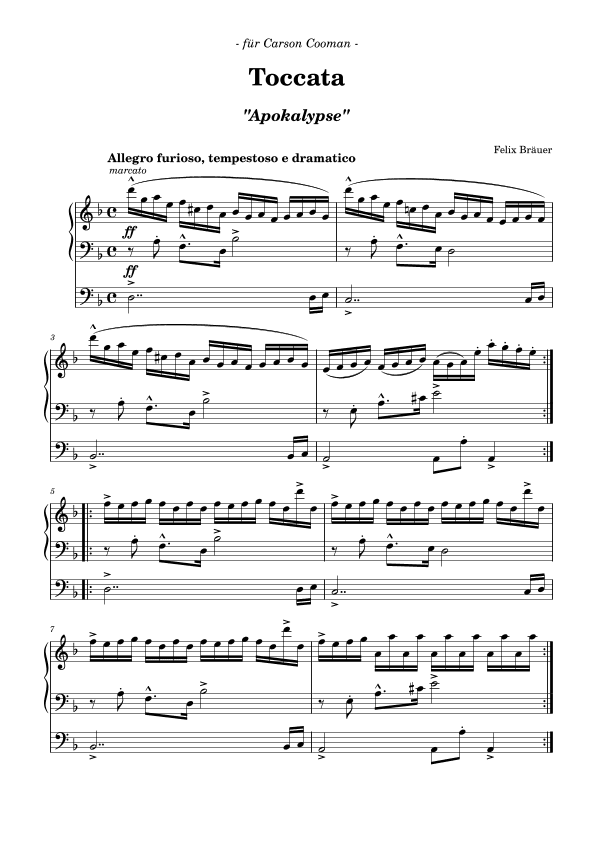 Toccata "Apokalypse"