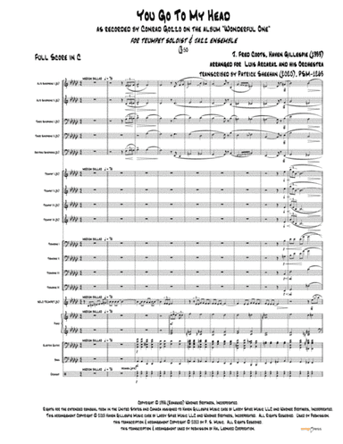 You Go To My Head (arr. Patrick Sheehan)