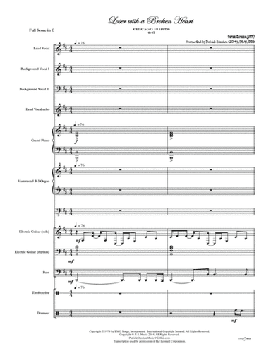 Loser With A Broken Heart (arr. Patrick Sheehan)