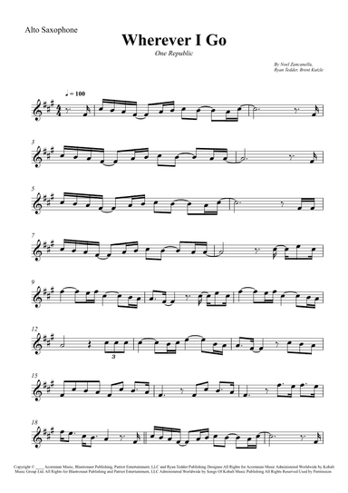 Wherever I Go (arr. Wesley S. SIlva)