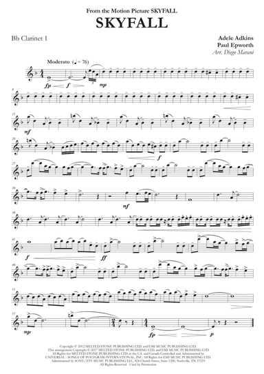 Skyfall (arr. Diego Marani)
