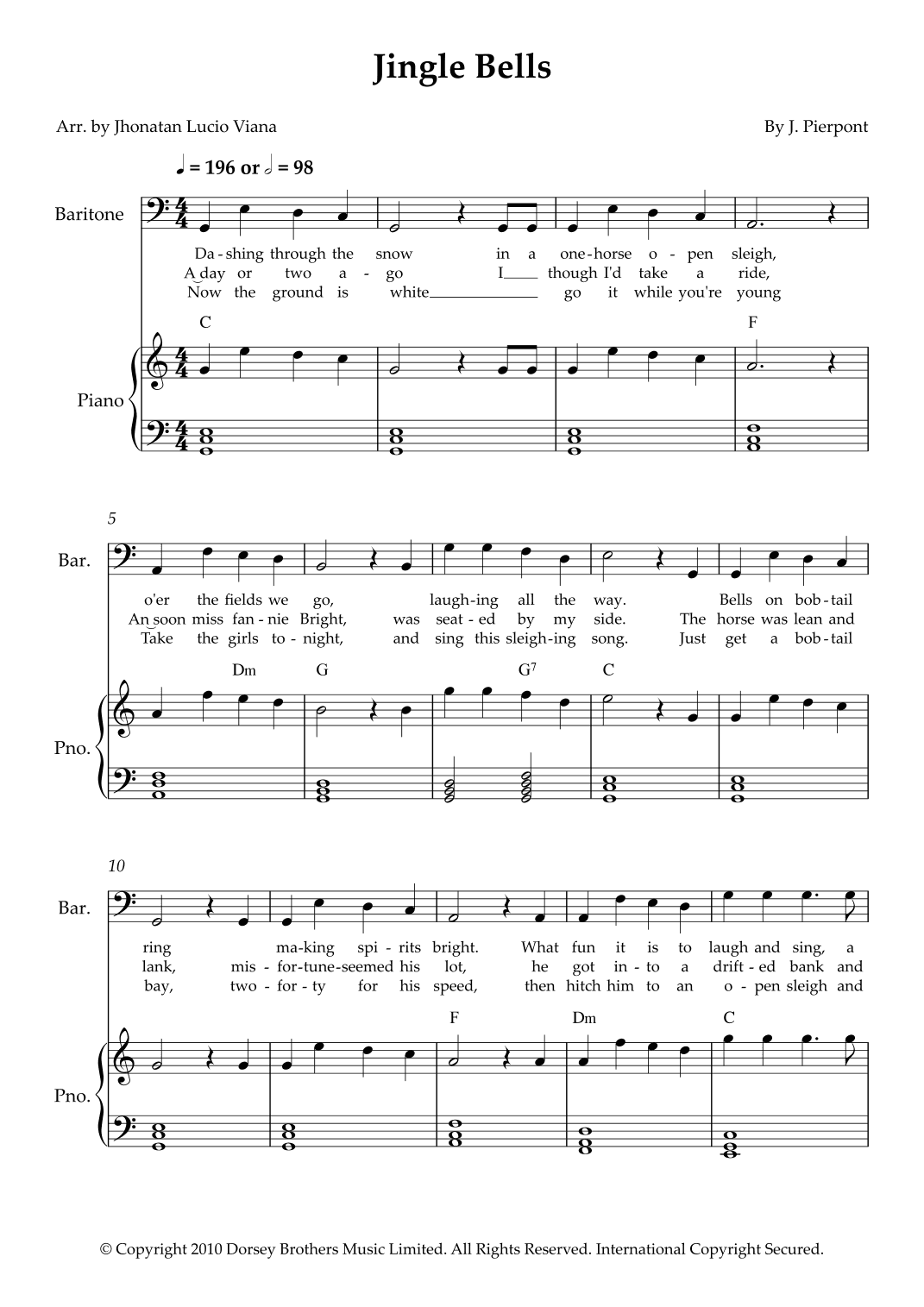 Jingle Bells (arr. Jhonatan Lucio Viana)