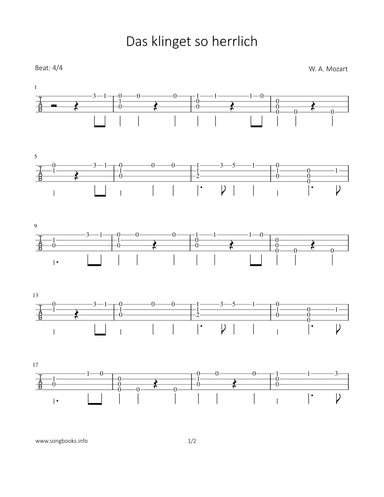 Das klinget so herrlich (arr. Bettina Schipp)