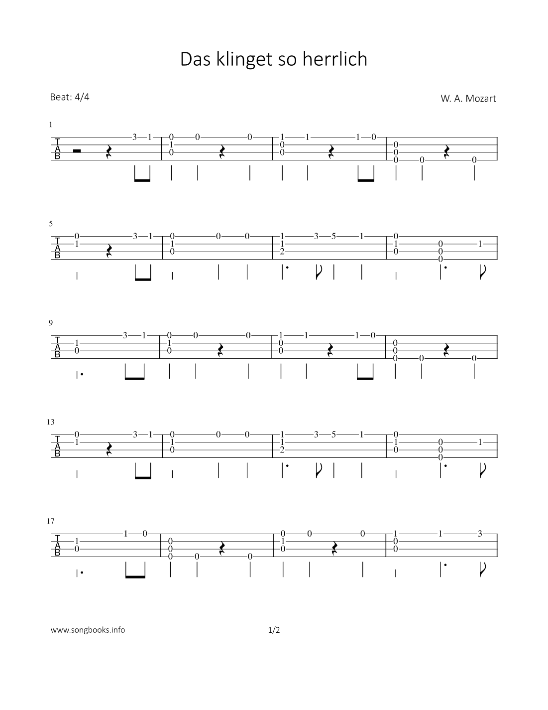 Das klinget so herrlich (arr. Bettina Schipp)