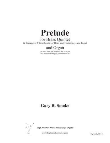 Prelude for Brass Quintet and Organ