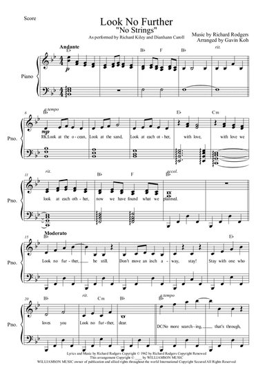 Look No Further (arr. Gavin Koh)
