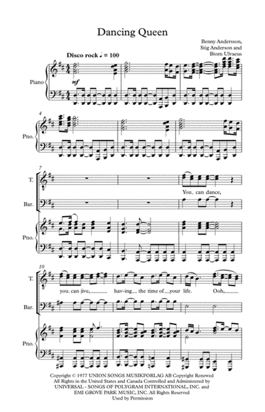 Dancing Queen (arr. Karl Logue)