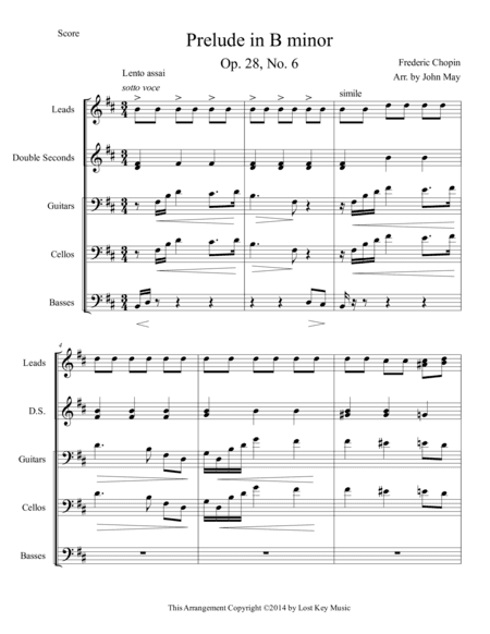 Prelude in B minor-Steel Drum Band (arr. John May)