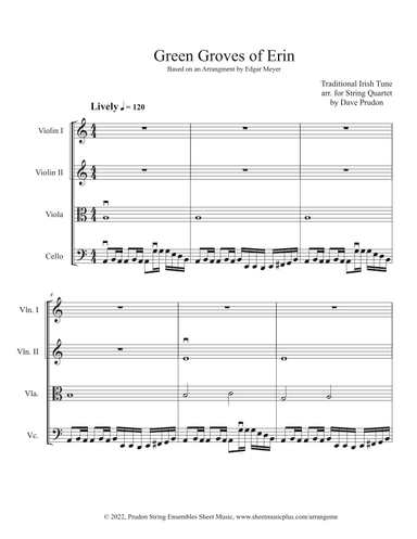The Green Groves Of Erin (arr. Dave Prudon)
