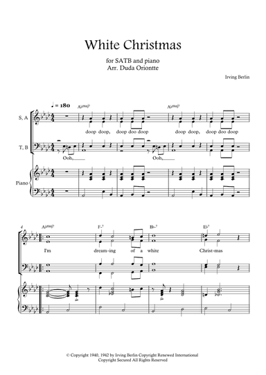 White Christmas (arr. Duda Oriontte)