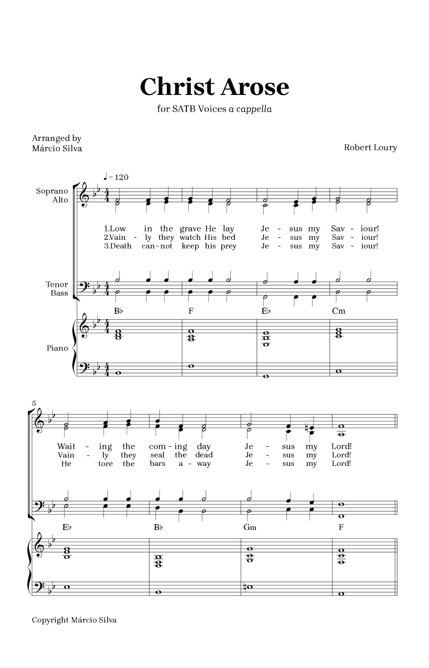 Christ Arose (arr. Márcio Silva)