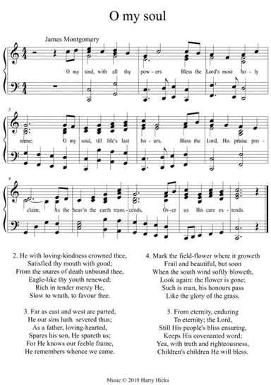 O my soul. A new tune to a wonderful old hymn.