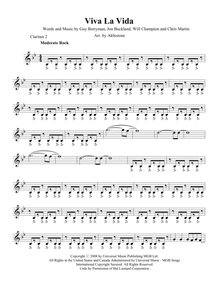 Viva La Vida (arr. John Kim)