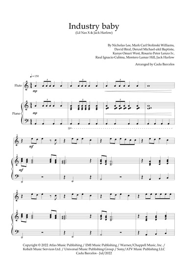 Industry Baby (arr. Cadu Barcelos)