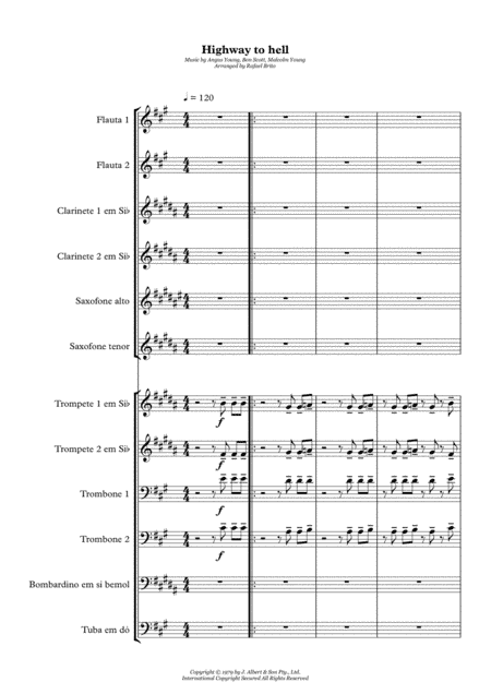 Highway To Hell (arr. Rafael Brito)