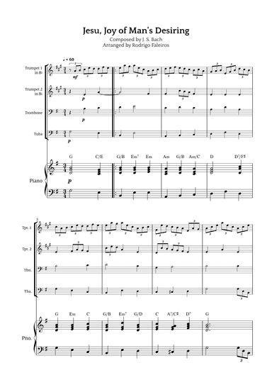 Jesu, Joy of Man's Desiring (arr. Rodrigo Faleiros)