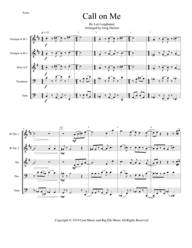 Call On Me (arr. Greg Danner)