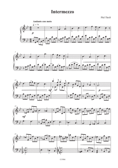 Intermezzo for Piano