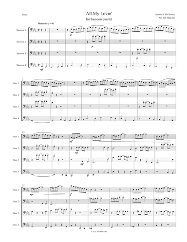All My Loving (arr. Bill Malcolm)