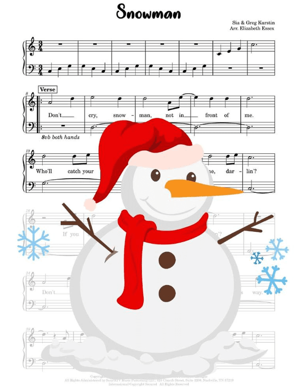 Snowman (arr. Elizabeth Essex)