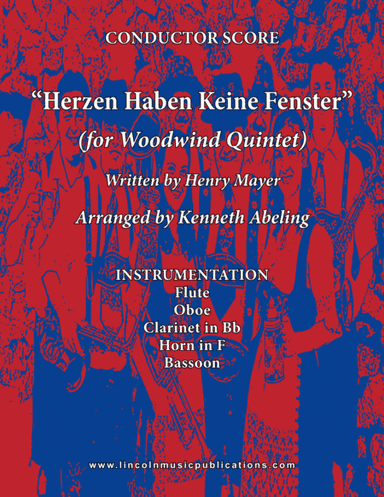 Herzen Haben Keine Fenster (for Woodwind Quintet) (arr. Kenneth Abeling)
