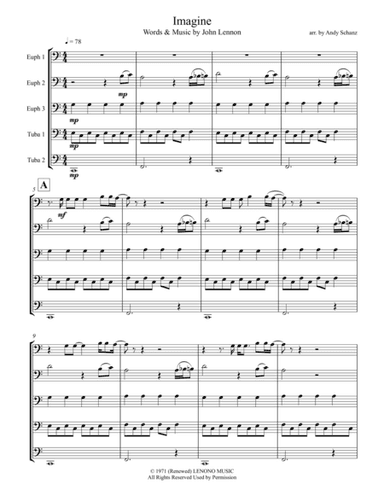Imagine (arr. Andy Schanz)