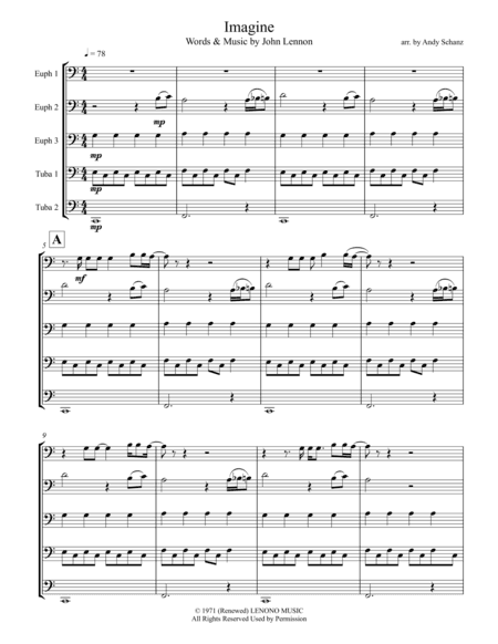 Imagine (arr. Andy Schanz)
