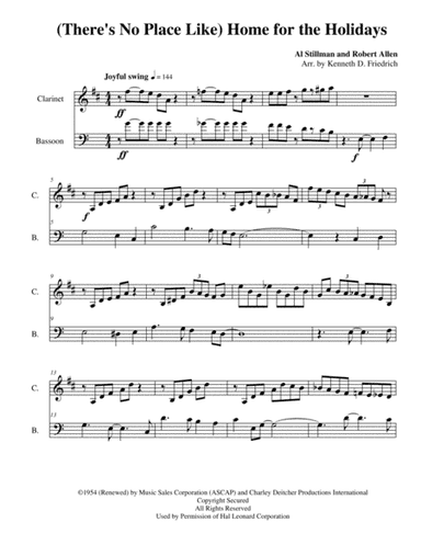 (There's No Place Like) Home For The Holidays (arr. Kenneth D. Friedrich)