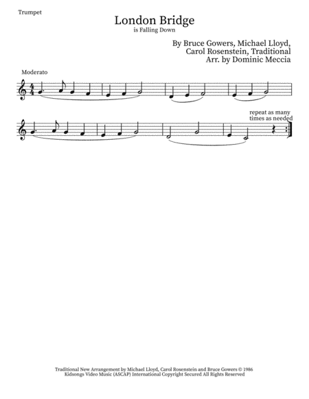 London Bridge (arr. Dominic Meccia)