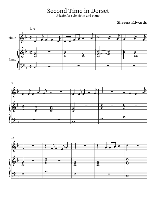 Second Time in Dorset