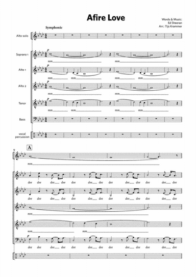 Afire Love (arr. Tijs Krammer)