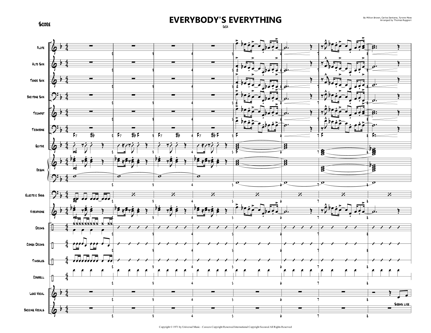 Everybody's Everything (arr. Thomas Ruggieri)