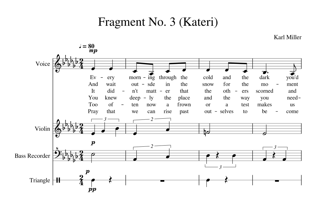 Fragment No. 3 (Kateri)