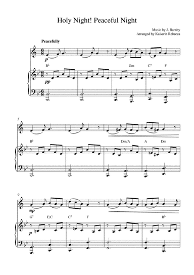 Holy Night! Peaceful night (arr. Kaiserin Rebecca)