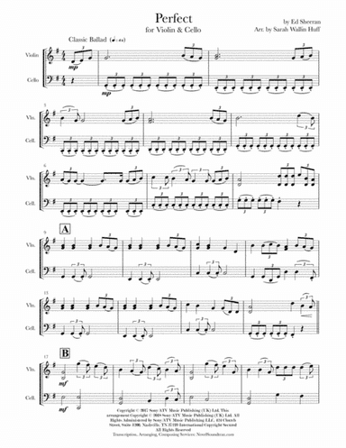 Perfect (arr. Sarah Wallin Huff)