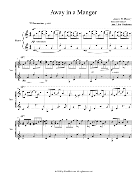 Away in a Manger (arr. Lisa Hoekstra)
