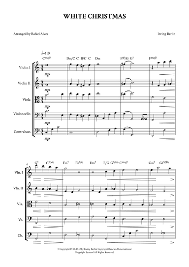 White Christmas (arr. Rafael Alves)