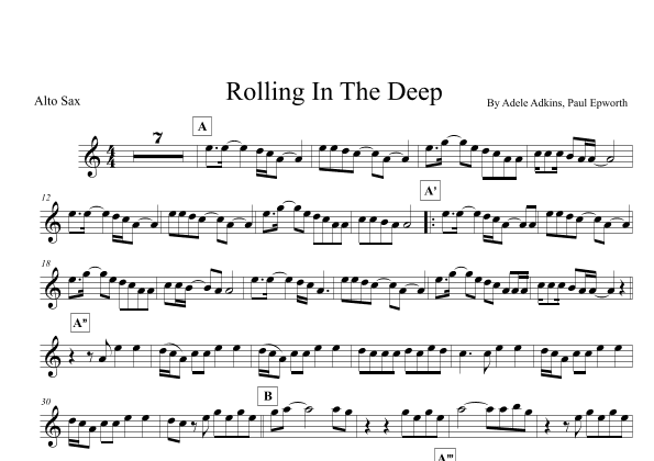 Rolling In The Deep (arr. Leo Silva)