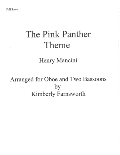The Pink Panther (arr. Kimberly Farnsworth)