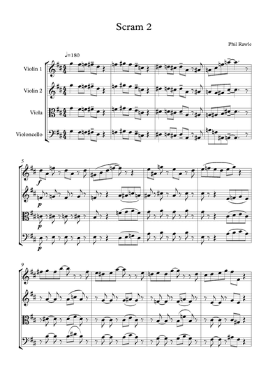 Scram 2 - String Quartet