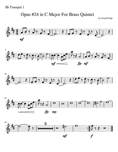 Concerto #3 Opus #24 in C Major (2nd movement)