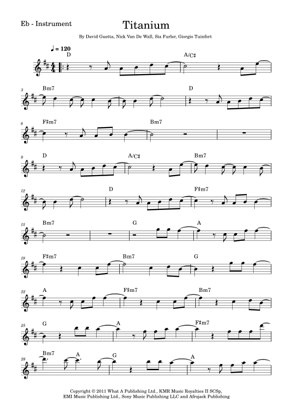 Titanium (arr. Fabio Eduardo de Oliveira)