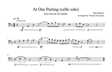 At Our Parting (arr. Vincent Saavedra)