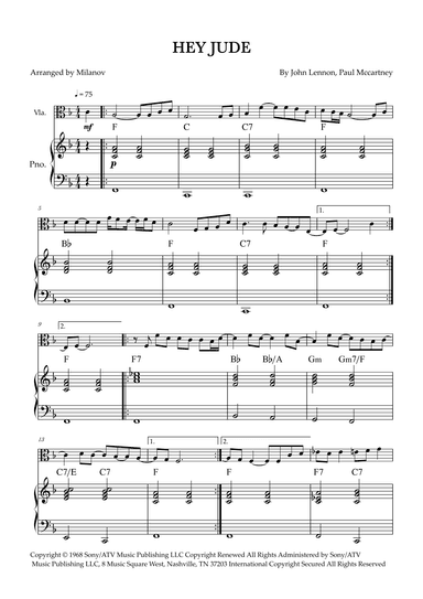 Hey Jude (arr. Milanov)
