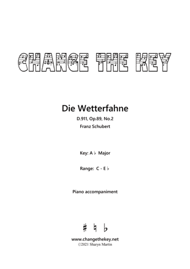 Die Wetterfahne Ab Major (arr. Sharyn Martin)
