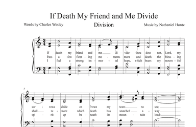 If Death My Friend and Me Divide (Hymn)