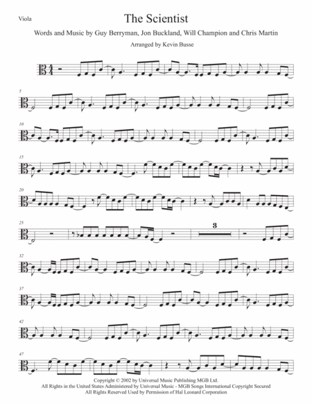 The Scientist (arr. Kevin Busse)