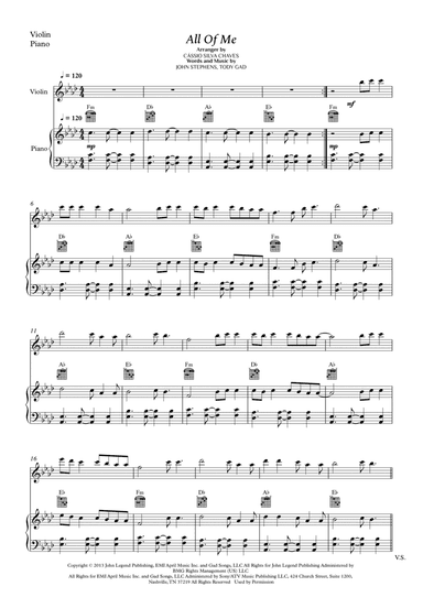 All Of Me (arr. Cássio Silva Chaves)